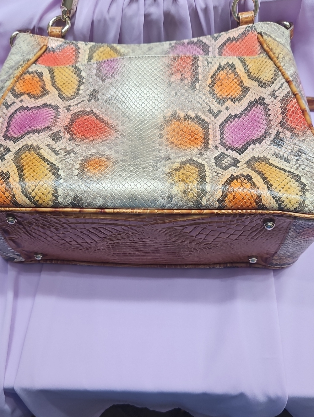 Brahmin Women's Multicolor Snake-Print Ruby - Picture 3 of 9